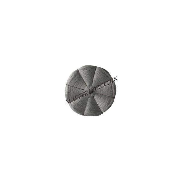 Disque acier X 1Basse Vitesse  D 406 GRAIN 0, soudure à chaud, sans agrafes, finition soignée, diamètre 406 pour monobrosse cris