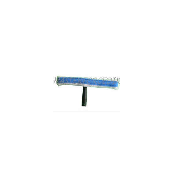 Mouilleur PAD grattant 35 cm Fixe ( Support + peau Microfibre Pad Bleu 35 cm)