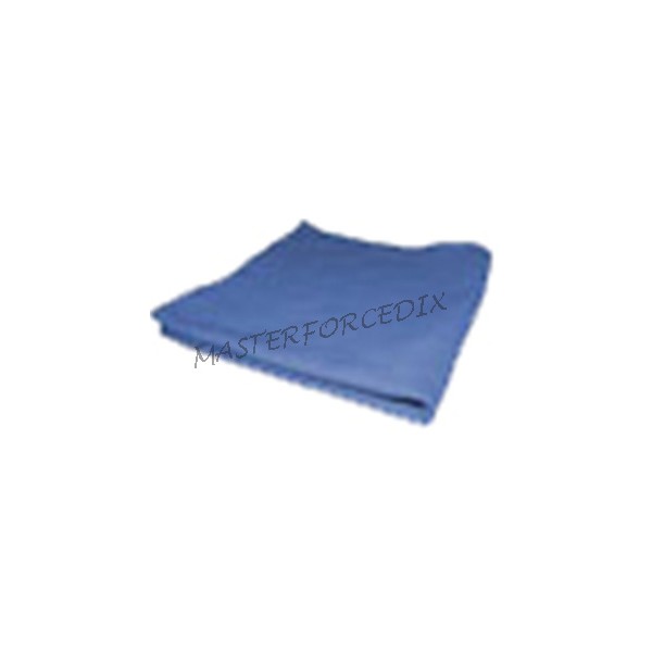 Lavette microfibre bleue 380 g/m2 40 x 40 cm par paquet de 10