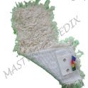 Coton 40 cm poche et languette 2 TROUS blanc ultra, X 1