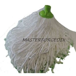 Frange Mop Microfibre, fils fins 29 cm, Haute Qualité, 250 grammes. Confort, légèreté et précision de lavage de la Microfibre !