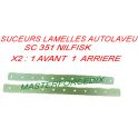 jeu de 2 suceurs sc351 Autolaveuse Nilfisk (1 avant 1 arrière) x 1 jeu