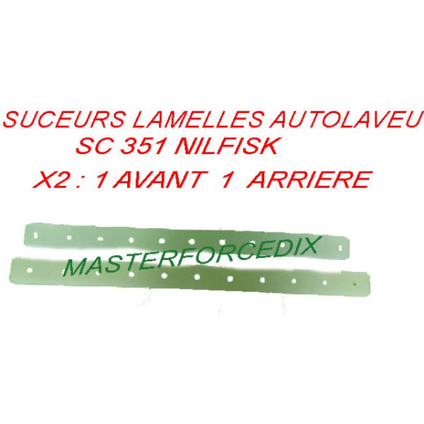 jeu de 2 suceurs sc351 Autolaveuse Nilfisk (1 avant 1 arrière) x 1 jeu