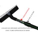 Manchon de connexion brosse Ø 32 / Tube aspirateur 35 mm x 1