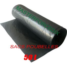 Sacs poubelles noir 50 L HD16 mic x 500