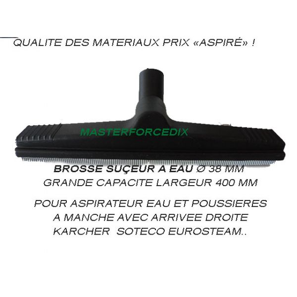 Brosse Aspirateur avec Suçeur eau Ø 38 mm convient toutes marques manche  droit, x 1