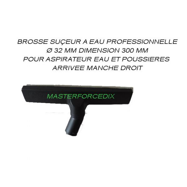 Brosse Aspirateur avec Suçeur eau Ø 32 mm convient toutes marques manche droit,  x 1