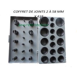 Coffret de joints x 419 répare, colmate, bricolage par coffret de 419