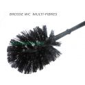 Brosse Wc toujours nette noire x 1