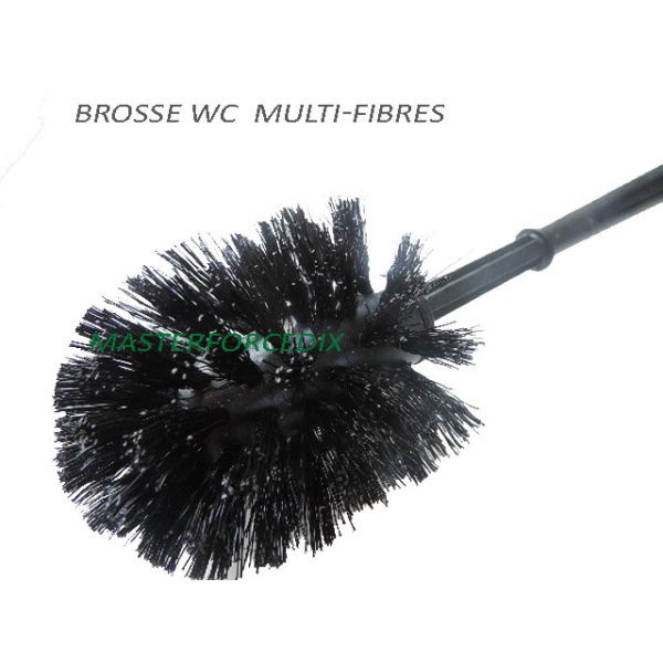 Brosse Wc toujours nette noire x 1