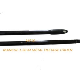 Manche Cantonnier Métal 1.5 m  D/V filetage italien x 1 