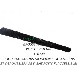 Brosse Radiateur poil de chèvre 1.10 m x 1