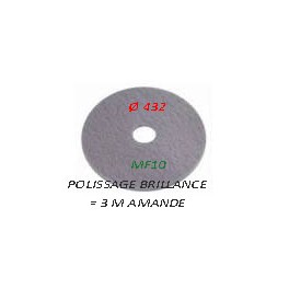 Disque Perle (perf 3 m amande) Ø 432  x 5 brillance intense sur linos, carrelages, thermos..