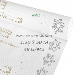 Nappe noël 1.20 x 50 m New Snow x 1 rouleau