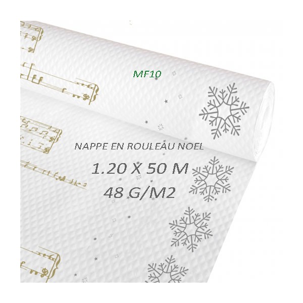 Nappe noël 1.20 x 50 m New Snow x 1 rouleau