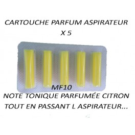 Parfum aspirateur citron par 5 cartouches