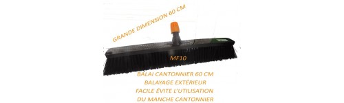 Balais pour balayages extérieurs